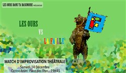 Affiche de Les ours dans ta baignoire : Match d'improvisation Les Ours vs La Faille