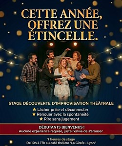 Affiche de Stage découverte : Improvisation théâtrale