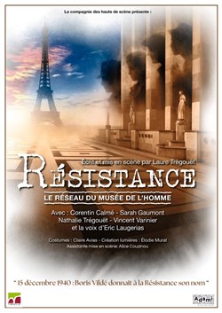 Affiche de Résistance : Le réseau du Musée de l'Homme