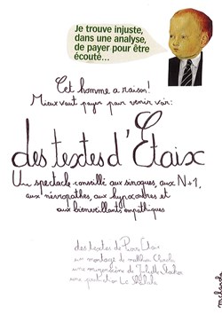 Affiche de Des Textes d'Etaix