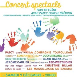 Affiche de Tous sur scène avec Patcy | Téléthon 2017