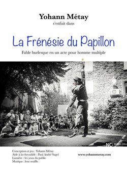 Affiche de Yohann Métay dans La frénésie du papillon