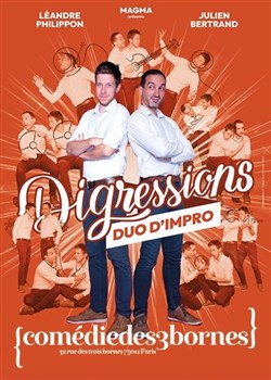 Affiche de Digressions - Duo d'impro