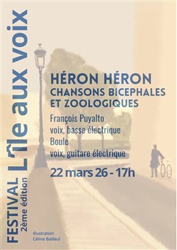 Affiche de Héron Héron, Chansons bicéphales et zoologiques