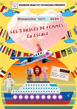 Affiche de Les 3 drôles de femmes en escale
