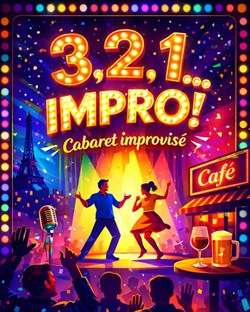 Affiche de 3, 2, 1... Impro !