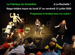 Affiche de Stage improvisation été