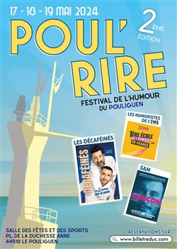 Affiche de Festival Poul'rire 2ème édition