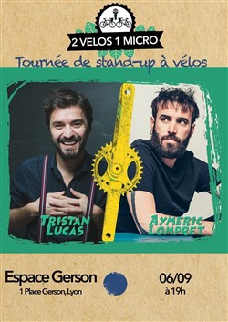 Affiche de 2 vélos 1 micro