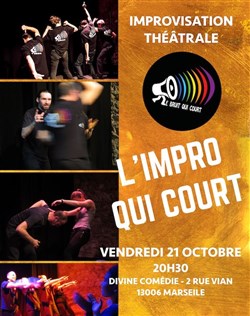 Affiche de L'impro qui court