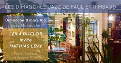 Affiche de Les Dimanches Jazz | Leila Duclos invite Mathias Lévy