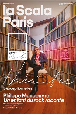 Affiche de Philippe Manoeuvre dans Un Enfant du Rock raconte