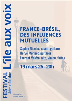 Affiche de France-Brésil, des influences mutuelles