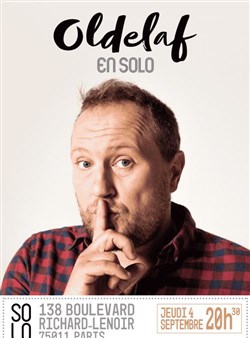 Affiche de Oldelaf en solo