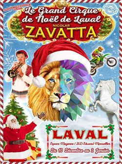 Affiche de Le grand cirque de Noël Nicolas Zavatta | Laval