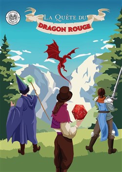Affiche de La Quête du Dragon Rouge