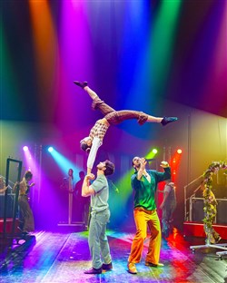 Affiche de Noël au Cirque