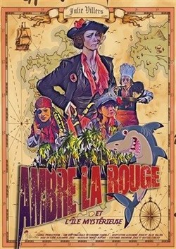 Affiche de Ambre la rouge et l'île mystérieuse