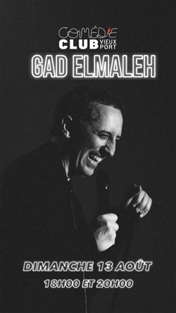 Affiche de 1h de rire avec Gad Elmaleh