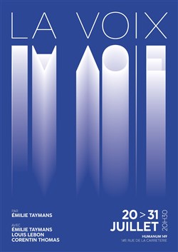 Affiche de La Voix