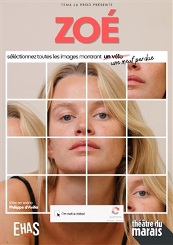 Affiche de Zoé Thomas dans Zoé joue ses sketchs
