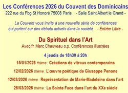 Affiche de Conférence : Représentation de Marie-Madeleine dans l'Art