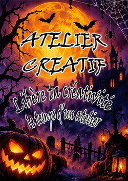 Affiche de Atelier créatif Halloween