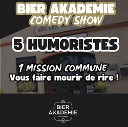 Affiche de Bier Akademie Comedy Show