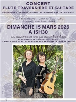 Affiche de Flûte et guitare à la chapelle de la Salpêtrière