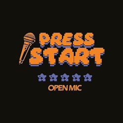 Affiche de Press'Start Open Mic