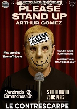 Affiche de Arthur Gomez dans Please stand up