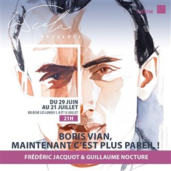 Affiche de Boris Vian, Maintenant c'est plus pareil !