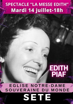 Affiche de La messe Edith : Hommage à Edith Piaf