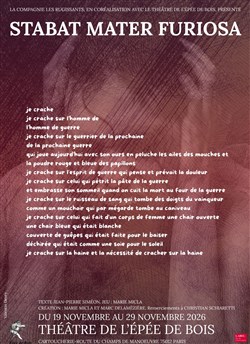 Affiche de Stabat Mater Furiosa