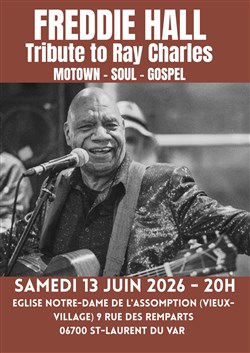 Affiche de Gospel and soul : tribute to Ray Charles by Freddie Hall