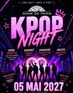 Affiche de K-Pop Night