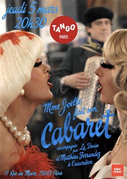 Affiche de Madame Joëlle fait son cabaret