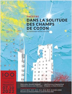Affiche de Dans la solitude des champs de coton