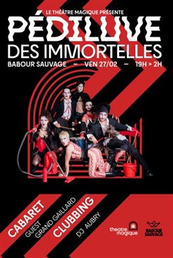 Affiche de Pédiluve des immortelles + DJ set