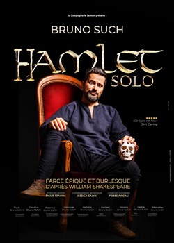 Affiche de Bruno Such dans Hamlet Solo