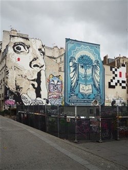Affiche de Visite guidée Street-art, Pixel art et Space Invaders Beaubourg - Le Marais | par Camille