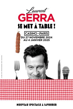 Affiche de Laurent Gerra se met à table