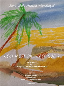 Affiche de Lectures autour de Ceci n'est pas l'Afrique 2