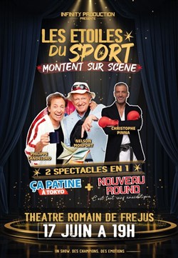 Affiche de Les étoiles du sport montent sur scène | Double spectacle