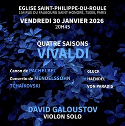 Affiche de Vivaldi Concerto de Mendelssohn David Galoustov