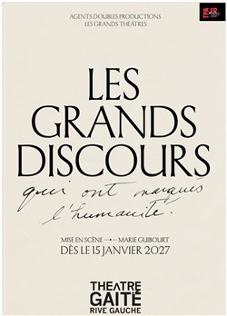 Affiche de Les grands discours