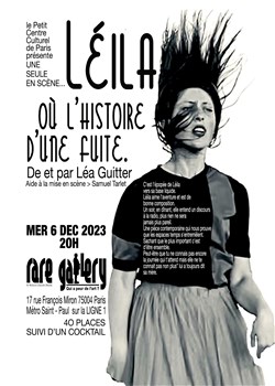 Affiche de Léa Guitter dans Léila ou l'histoire d'une fuite