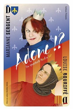 Affiche de Louise Bouriffé et Marianne Sergent dans A donc !?
