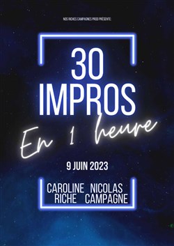Affiche de 30 impros en 1 heure