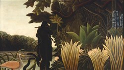 Affiche de Visite guidée : Exposition Le Douanier Rousseau, l'ambition de la peinture